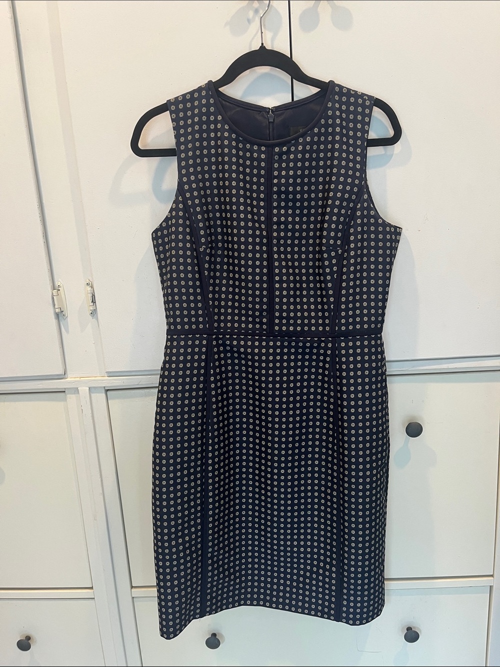 J. Crew Navy Sheath Dress sz 8